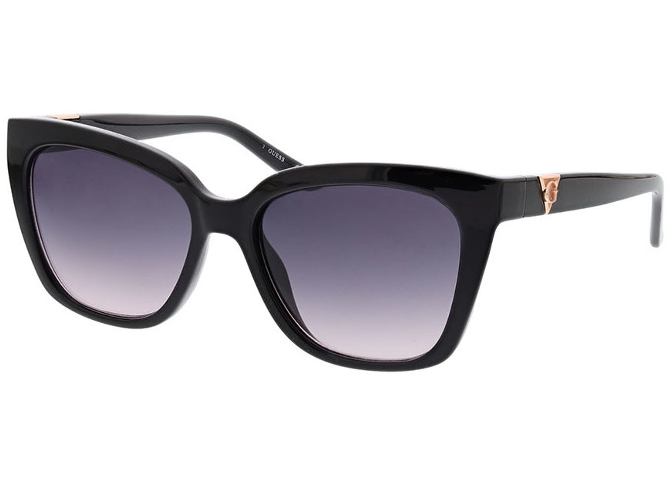 Guess GU7878 01B 53-16 Sonnenbrille mit Sehstärke erhältlich, Damen, Vollrand, Eckig