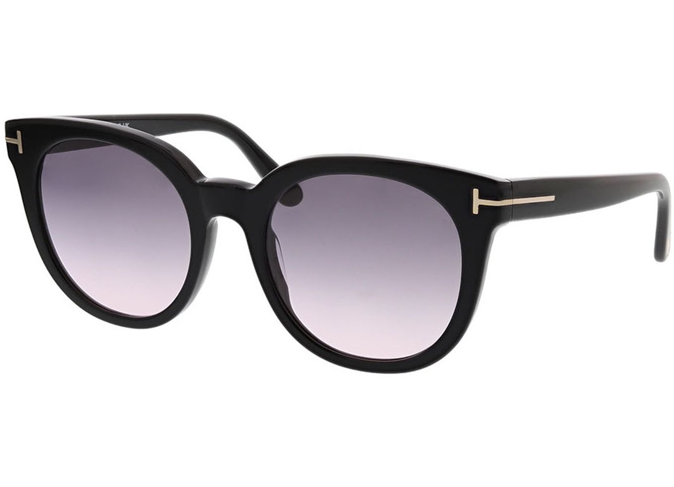 Tom Ford Moira FT1109 01B 53-20 Sonnenbrille mit Sehstärke erhältlich, Damen, Vollrand, Rund