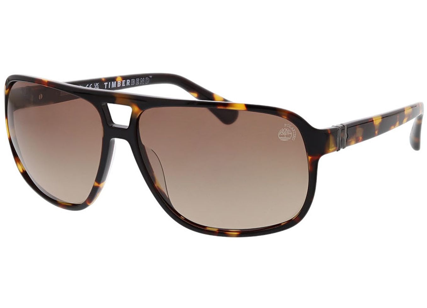 Timberland TB00031 52H 65-14 Sonnenbrille ohne Sehstärke, Herren, Vollrand, Pilot