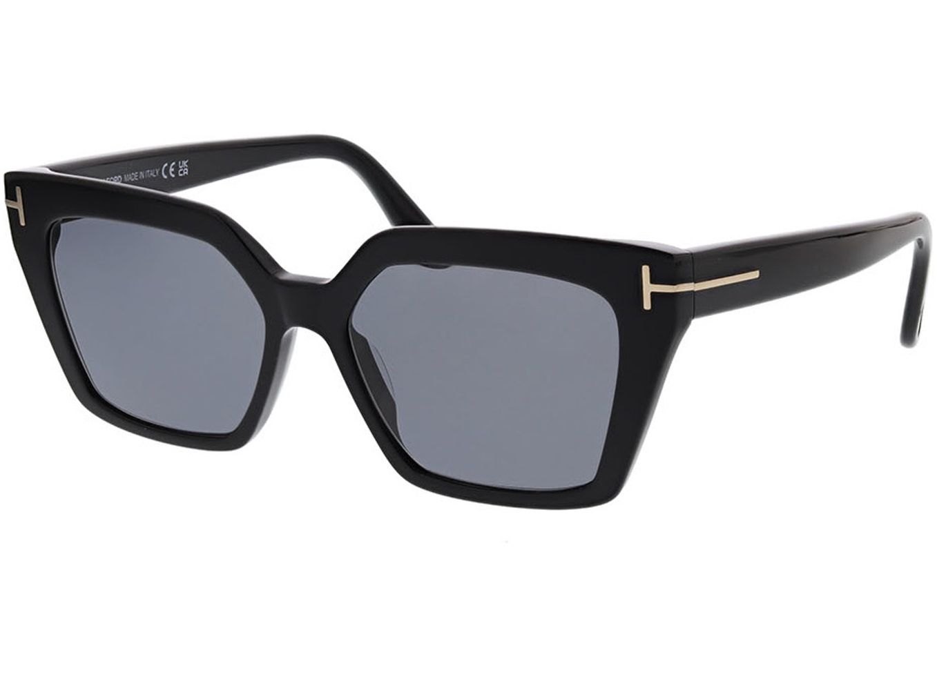 Tom Ford WINONA FT1030 01D 53-15 Sonnenbrille ohne Sehstärke, Damen, Vollrand, Cateye