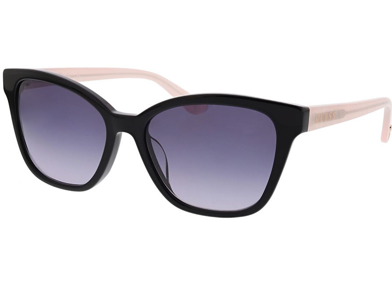 Guess GU00164-H 01B 56-17 Sonnenbrille ohne Sehstärke, Damen, Vollrand, Eckig