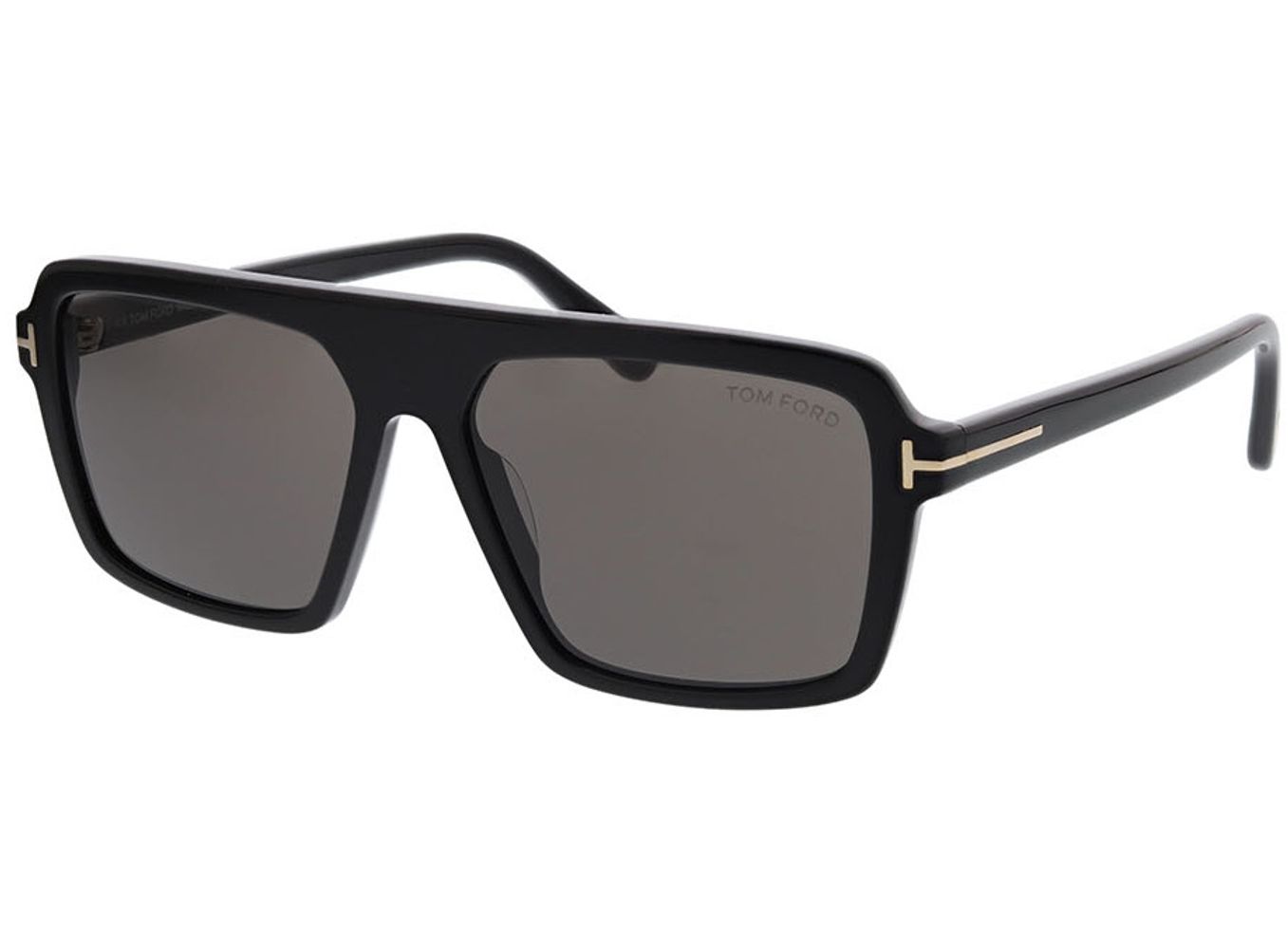 Tom Ford VINCENT FT1176 01A 56-15 Sonnenbrille ohne Sehstärke, Herren, Vollrand, Pilot