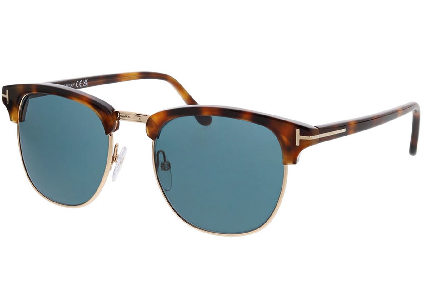 Tom Ford HENRY FT0248 53V 53-20 Sonnenbrille ohne Sehstärke, Herren, Vollrand, browline