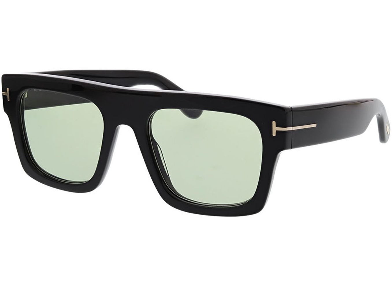 Tom Ford FAUSTO FT0711 01N 53-20 Sonnenbrille ohne Sehstärke, Herren, Vollrand, Eckig