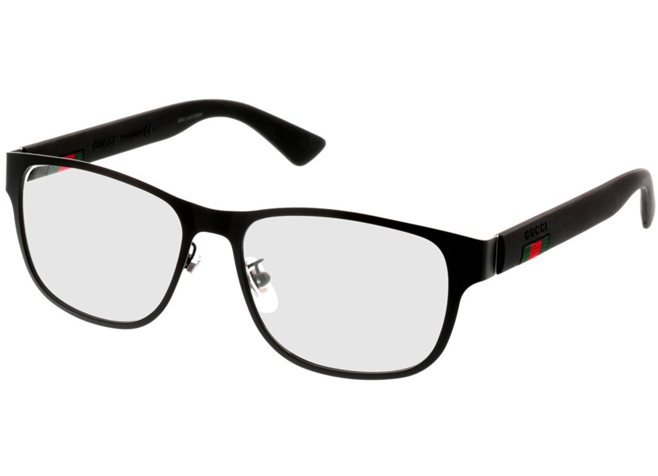 Gucci GG0013O-001 55-16 Brillengestell inkl. Gläser, Herren, Vollrand, Eckig