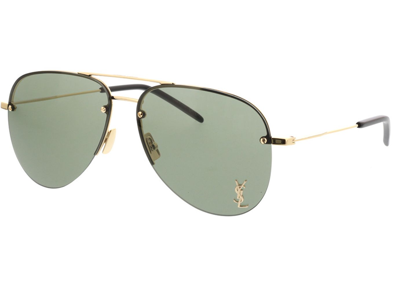 Saint Laurent CLASSIC 11 M-003 59-13 Sonnenbrille ohne Sehstärke, Damen, Vollrand, Pilot