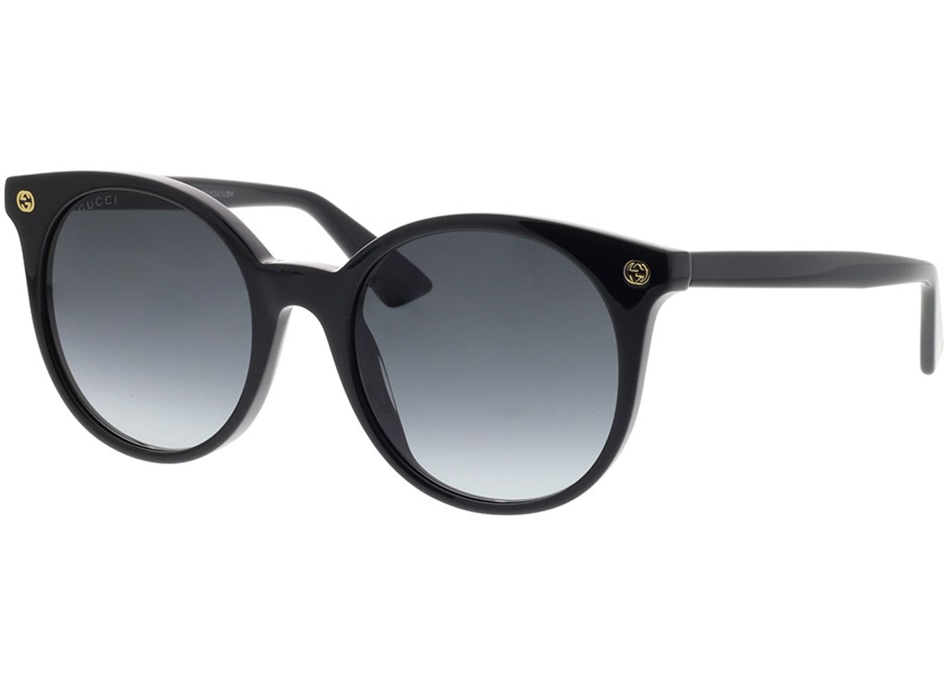 Gucci GG0091S-001 52-20 Sonnenbrille mit Sehstärke erhältlich, Damen, Vollrand, Rund