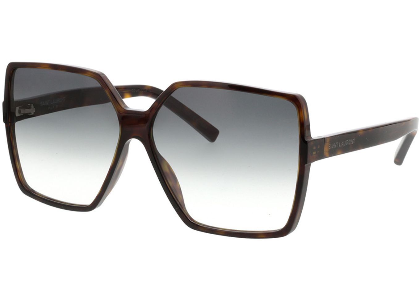 Saint Laurent SL 232 BETTY-003 63-13 Sonnenbrille ohne Sehstärke, Damen, Vollrand, Eckig