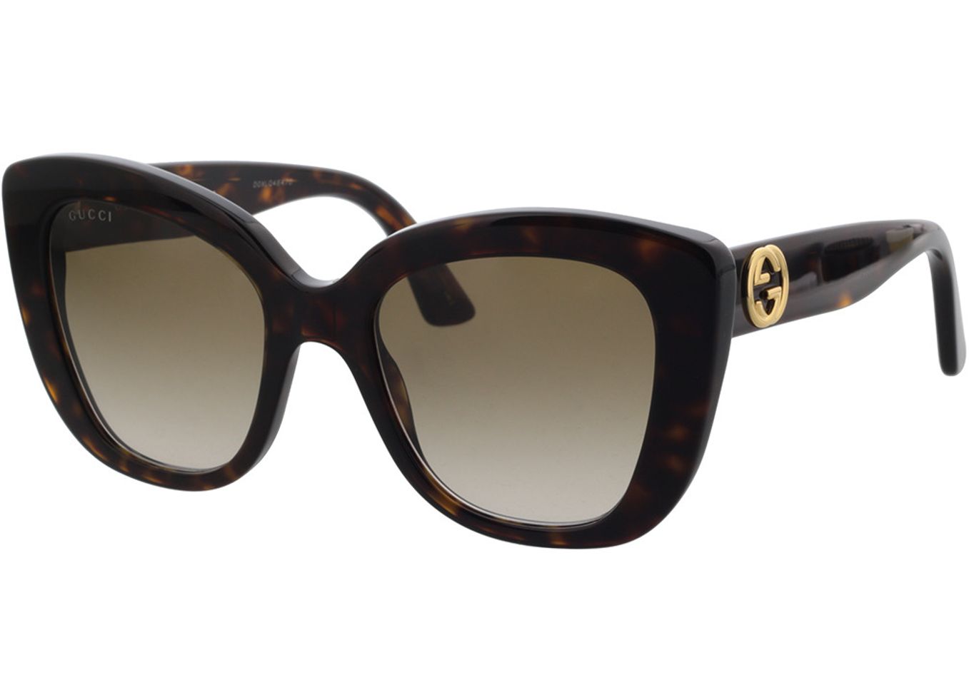 Gucci GG0327S-002 52-20 Sonnenbrille mit Sehstärke erhältlich, Damen, Vollrand, Cateye