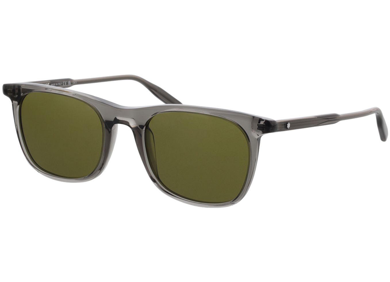 Montblanc MB0007S-003 53-21 Sonnenbrille mit Sehstärke erhältlich, Herren, Vollrand, Eckig