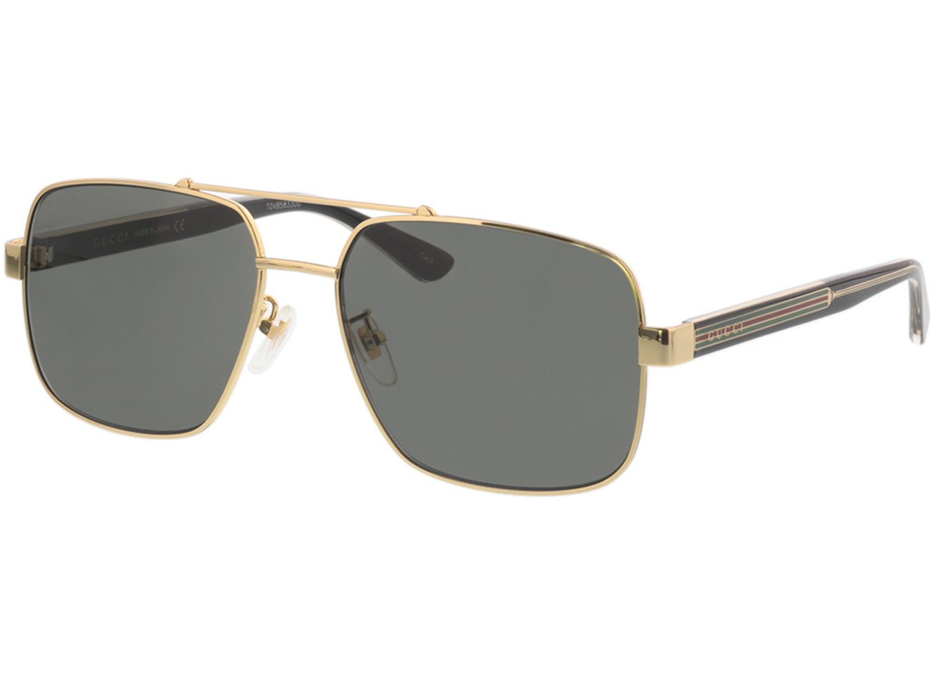 Gucci GG0529S-001 60-17 Sonnenbrille mit Sehstärke erhältlich, Herren, Vollrand, Pilot