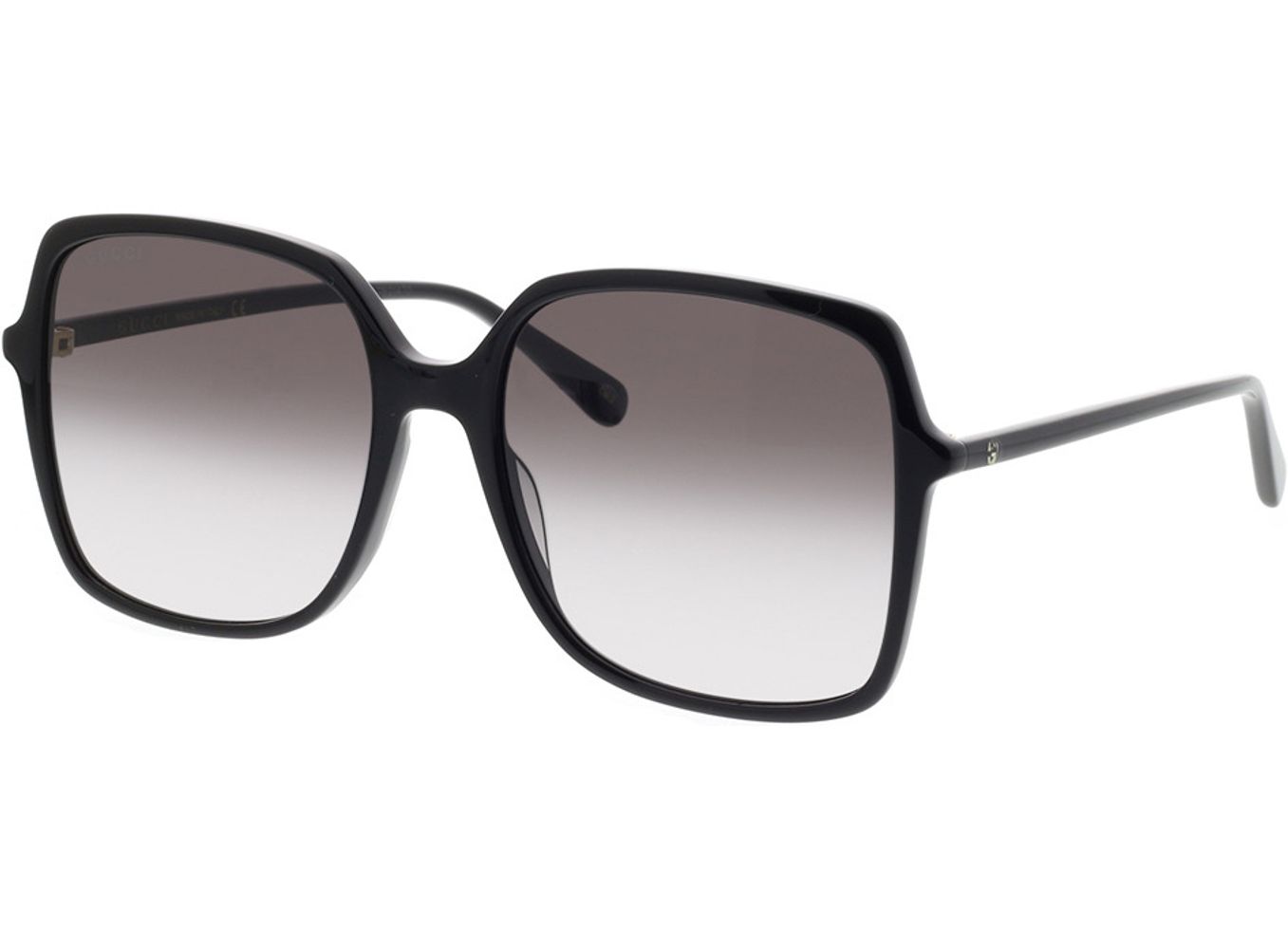 Gucci GG0544S-001 57-18 Sonnenbrille mit Sehstärke erhältlich, Damen, Vollrand, Eckig