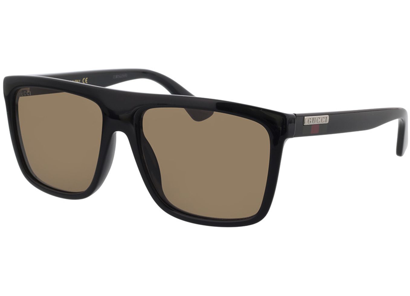 Gucci GG0748S-002 59-17 Sonnenbrille mit Sehstärke erhältlich, Herren, Vollrand, Eckig