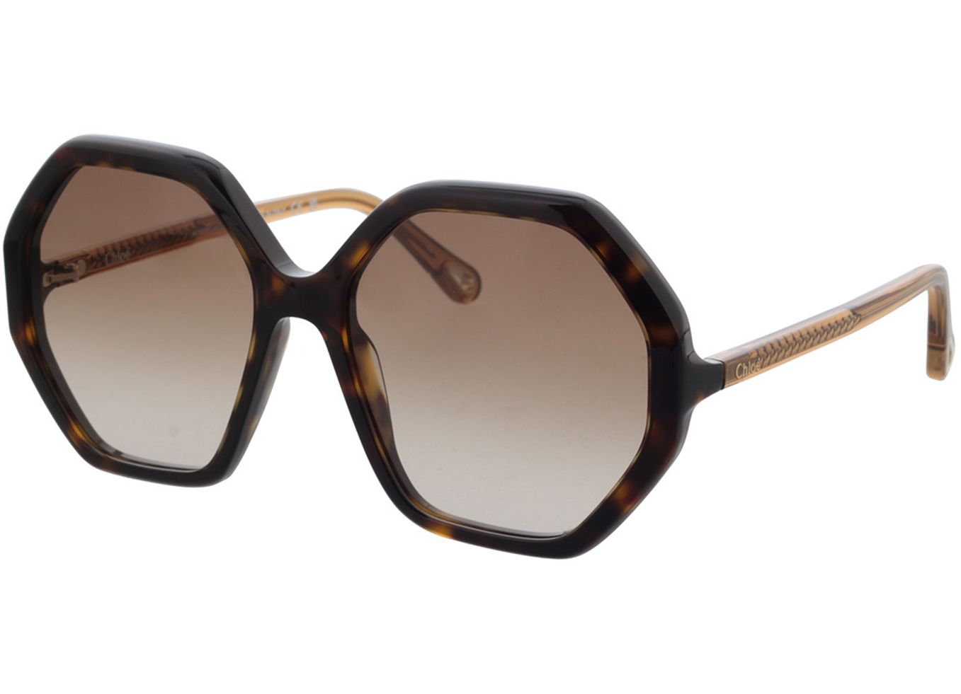 Chloé CH0008S-004 58-17 Sonnenbrille mit Sehstärke erhältlich, Damen, Vollrand, Eckig