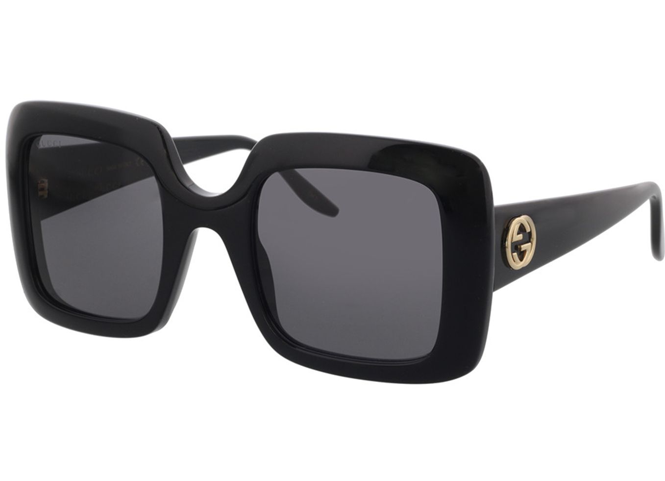 Gucci GG0896S-001 52-25 Sonnenbrille mit Sehstärke erhältlich, Damen, Vollrand, Eckig