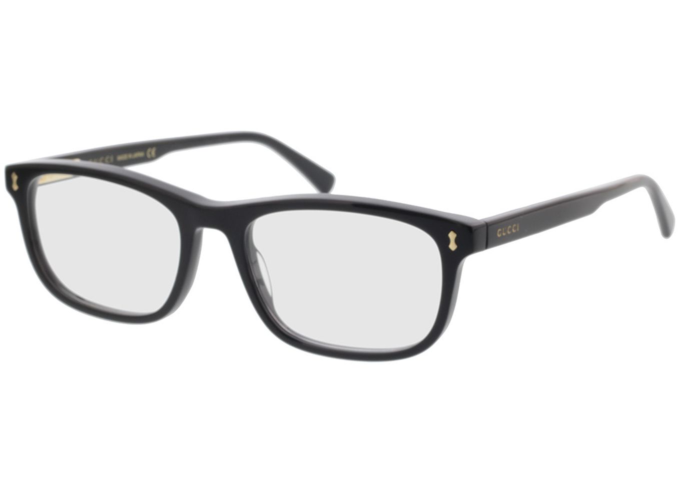 Gucci GG1046O-004 55-18 Brillengestell inkl. Gläser, Herren, Vollrand, Eckig