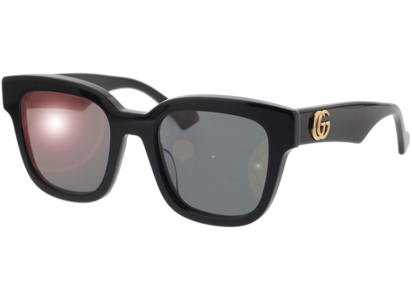 Gucci GG0998S-001 52-21 Sonnenbrille mit Sehstärke erhältlich, Damen, Vollrand, Eckig