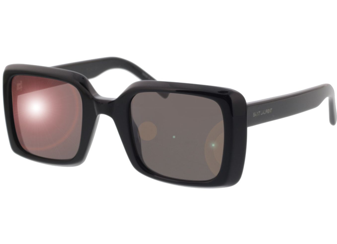 Saint Laurent SL 497-001 51-25 Sonnenbrille mit Sehstärke erhältlich, Damen, Vollrand, Eckig