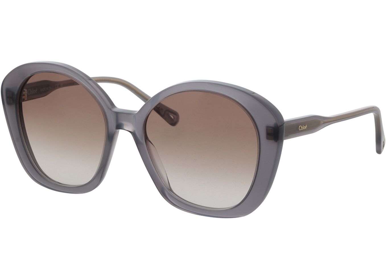 Chloé CH0081S-001 55-18 Sonnenbrille mit Sehstärke erhältlich, Damen, Vollrand, Cateye