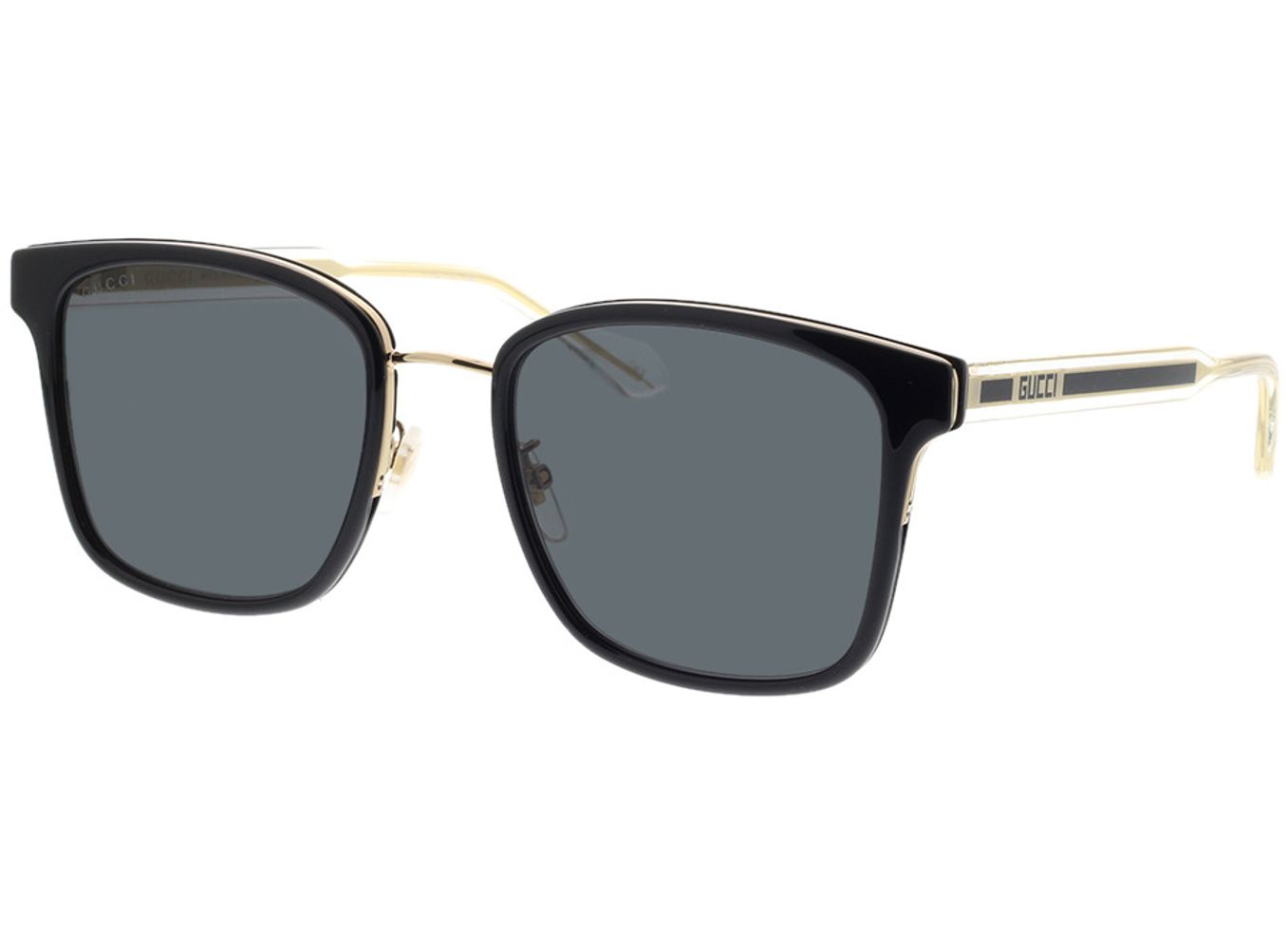 Gucci GG0563SKN-001 55-21 Sonnenbrille mit Sehstärke erhältlich, Herren, Vollrand, Eckig