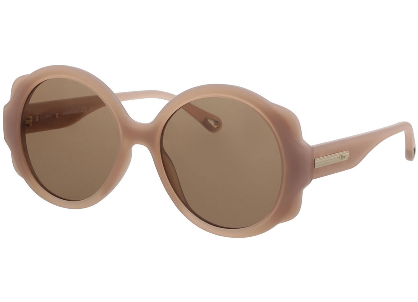 Chloé CH0120S-003 55-18 Sonnenbrille mit Sehstärke erhältlich, Damen, Vollrand, Rund