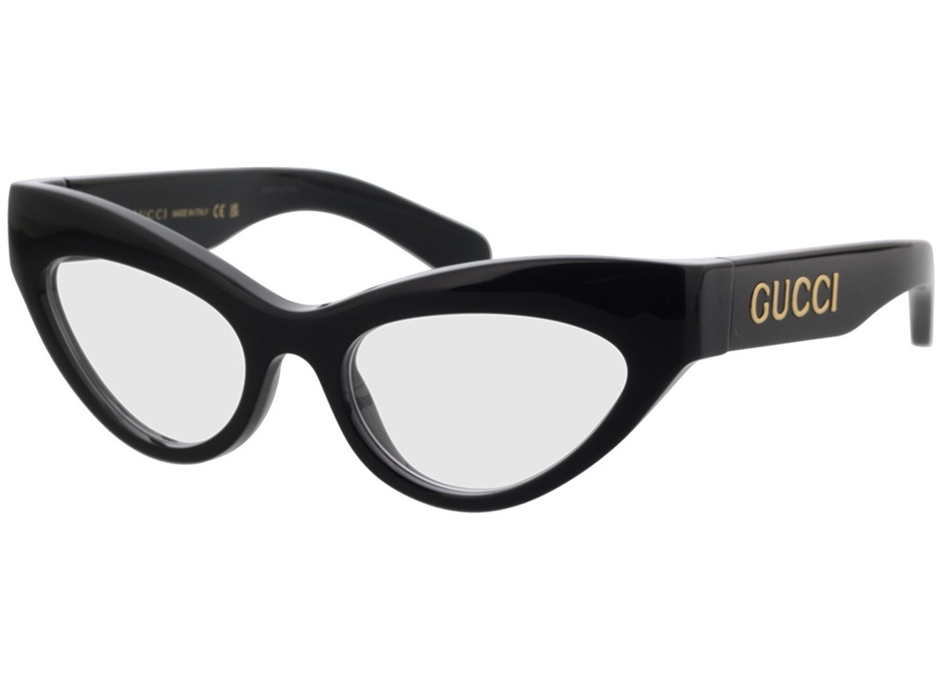 Gucci GG1295O-001 53-19 Brillengestell inkl. Gläser, Damen, Vollrand, Cateye