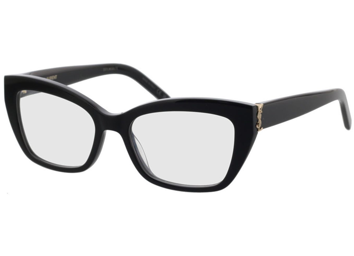 Saint Laurent SL M117-001 53-17 Brillengestell inkl. Gläser, Damen, Vollrand, Cateye