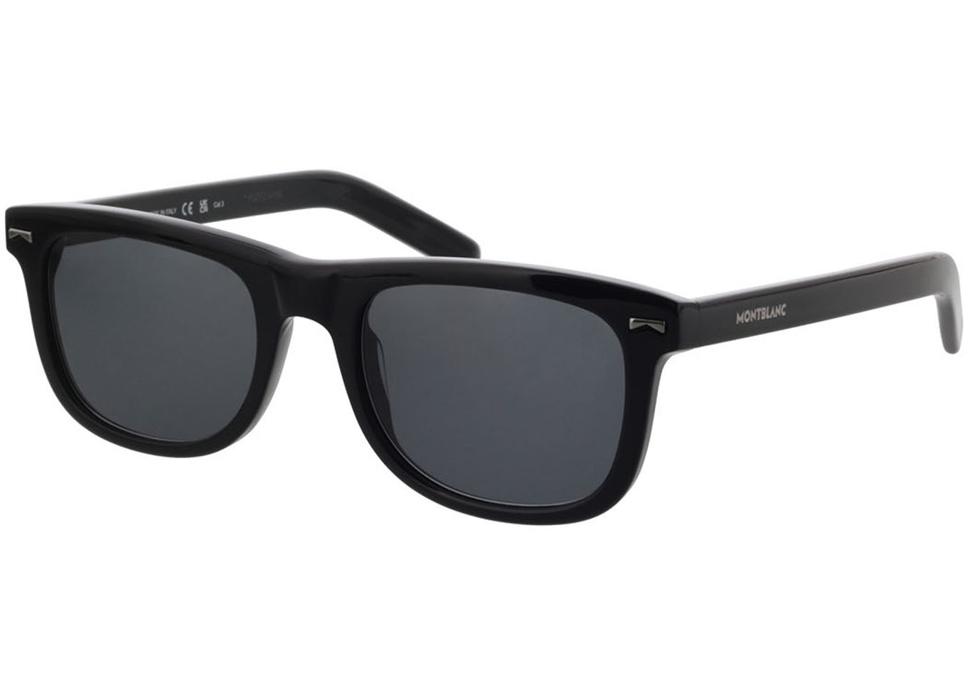 Montblanc MB0260S-001 53-21 Sonnenbrille mit Sehstärke erhältlich, Herren, Vollrand, Eckig