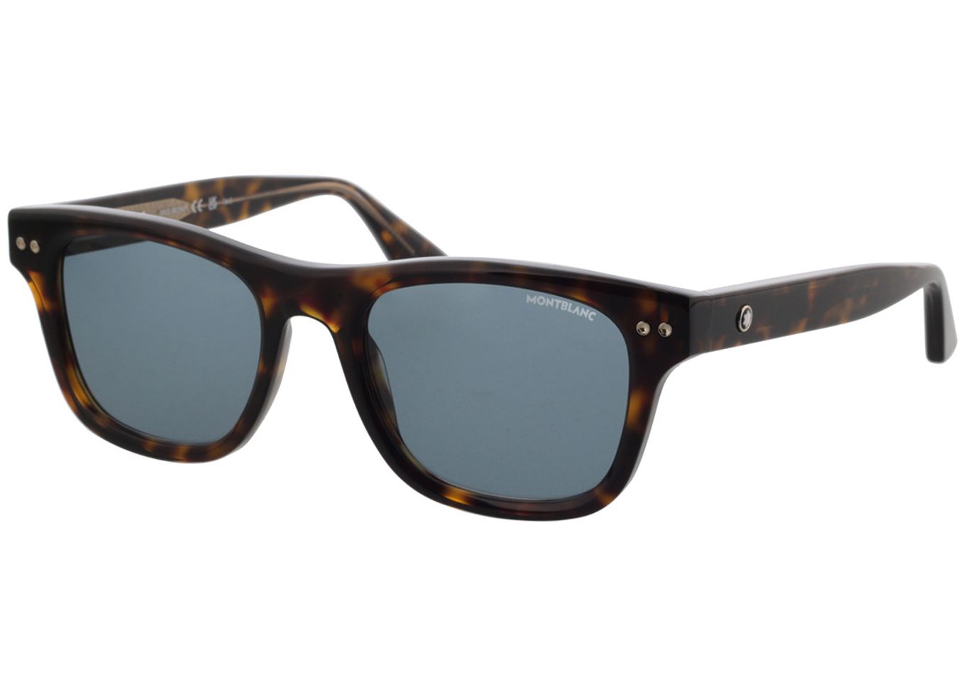 Montblanc MB0254S-002 53-20 Sonnenbrille mit Sehstärke erhältlich, Herren, Vollrand, Eckig