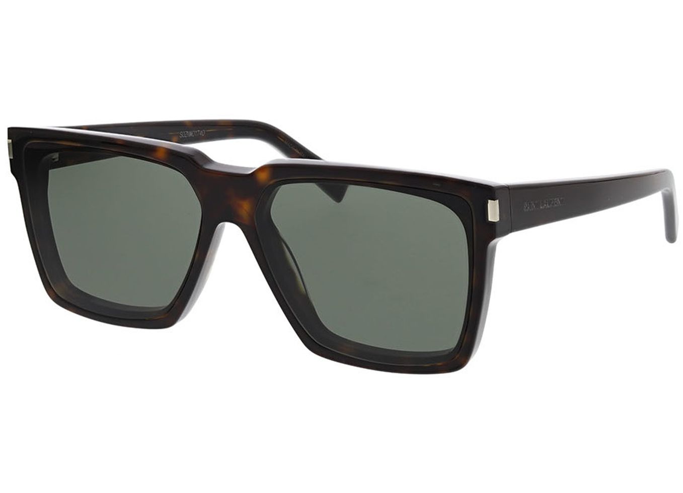 Saint Laurent SL 610-002 59-14 Sonnenbrille ohne Sehstärke, Damen/Herren, Vollrand, Rechteckig