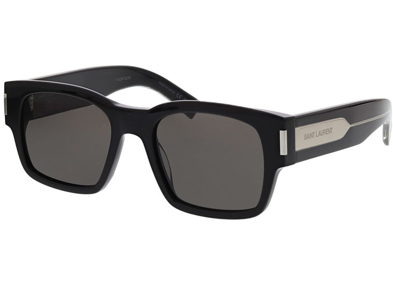 Saint Laurent SL 617-001 53-20 Sonnenbrille ohne Sehstärke, Herren, Vollrand, Rechteckig