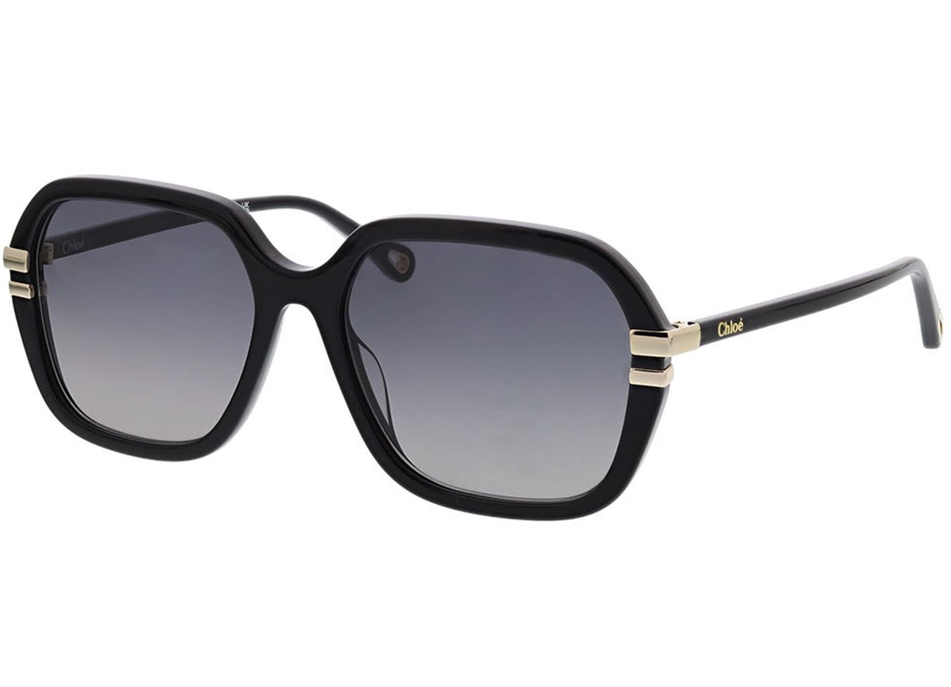 Chloé CH0204S-001 57-17 Sonnenbrille mit Sehstärke erhältlich, Damen, Vollrand, panto