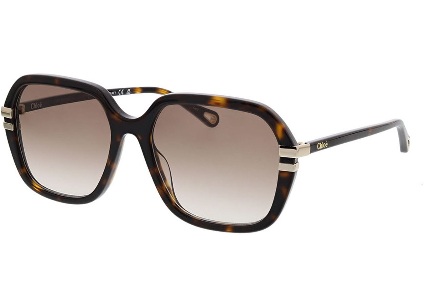 Chloé CH0204S-002 57-17 Sonnenbrille mit Sehstärke erhältlich, Damen, Vollrand, panto