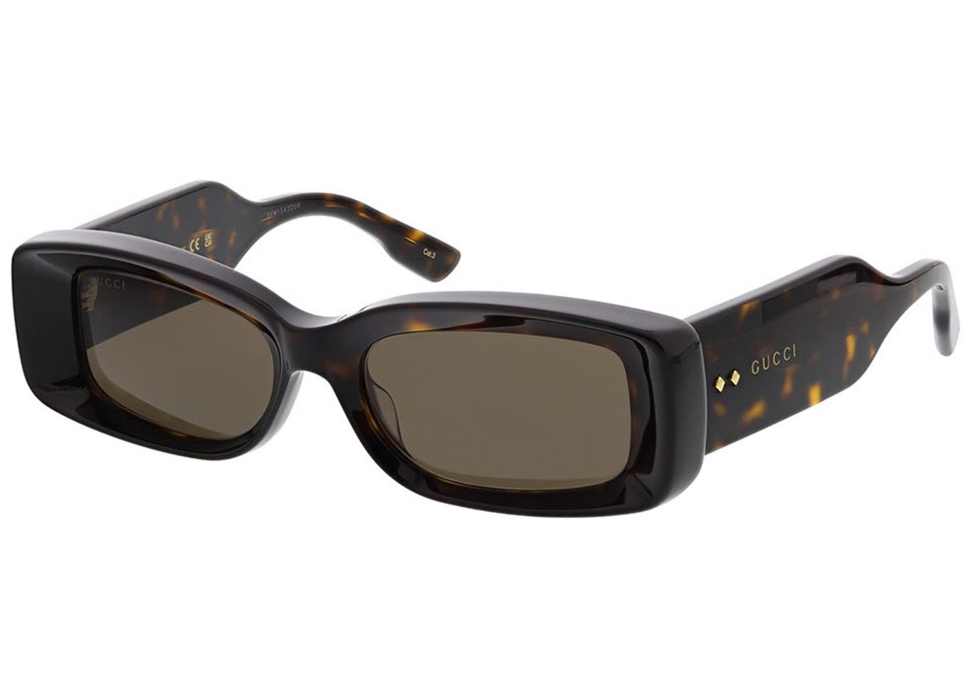 Gucci GG1528S-002 53-18 Sonnenbrille ohne Sehstärke, Damen, Vollrand, Rechteckig