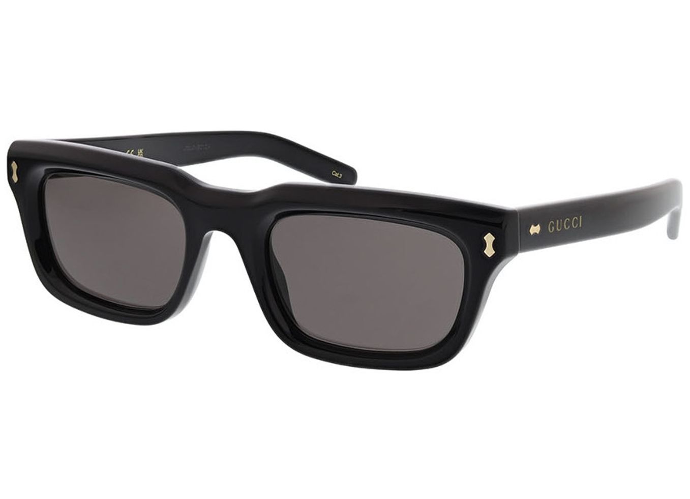 Gucci GG1524S-001 51-22 Sonnenbrille mit Sehstärke erhältlich, Herren, Vollrand, Rechteckig