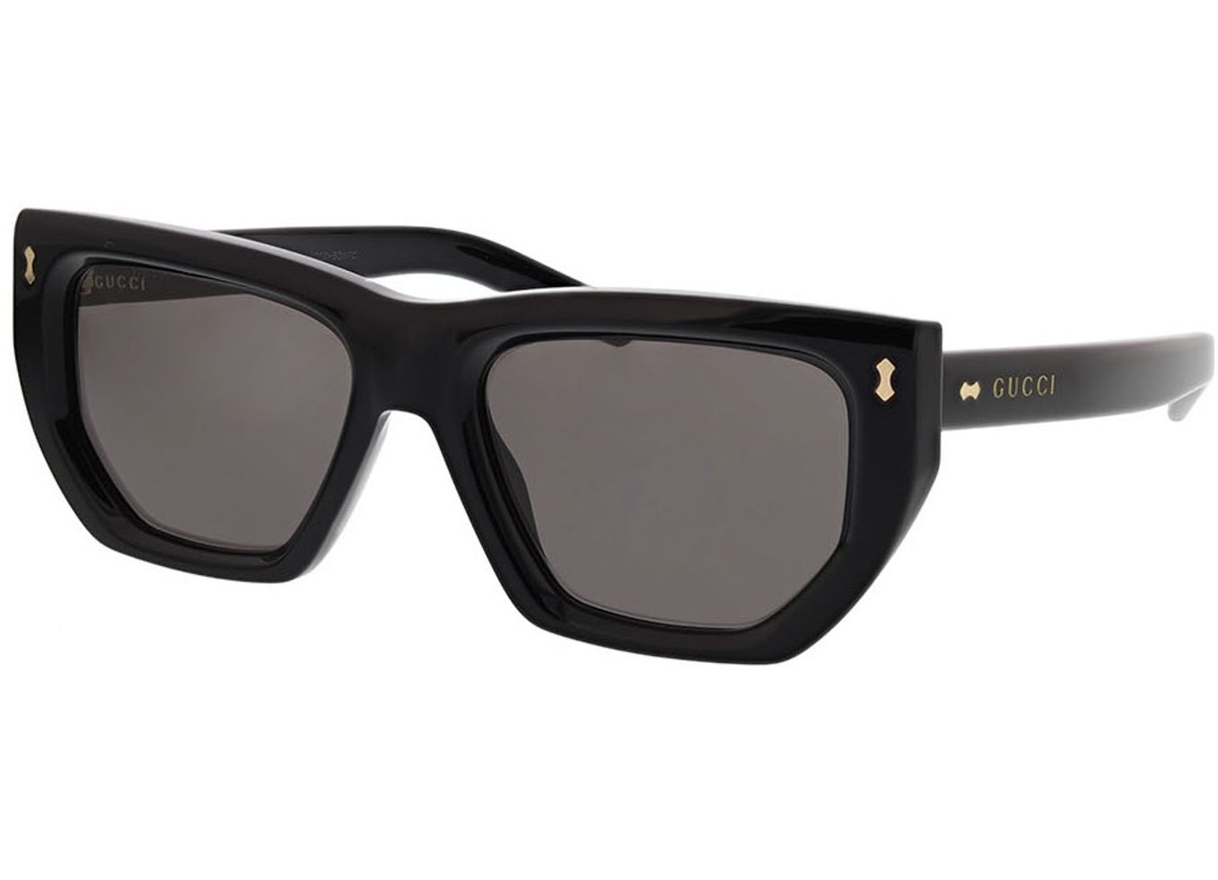 Gucci GG1520S-001 53-19 Sonnenbrille mit Sehstärke erhältlich, Damen, Vollrand, geometric