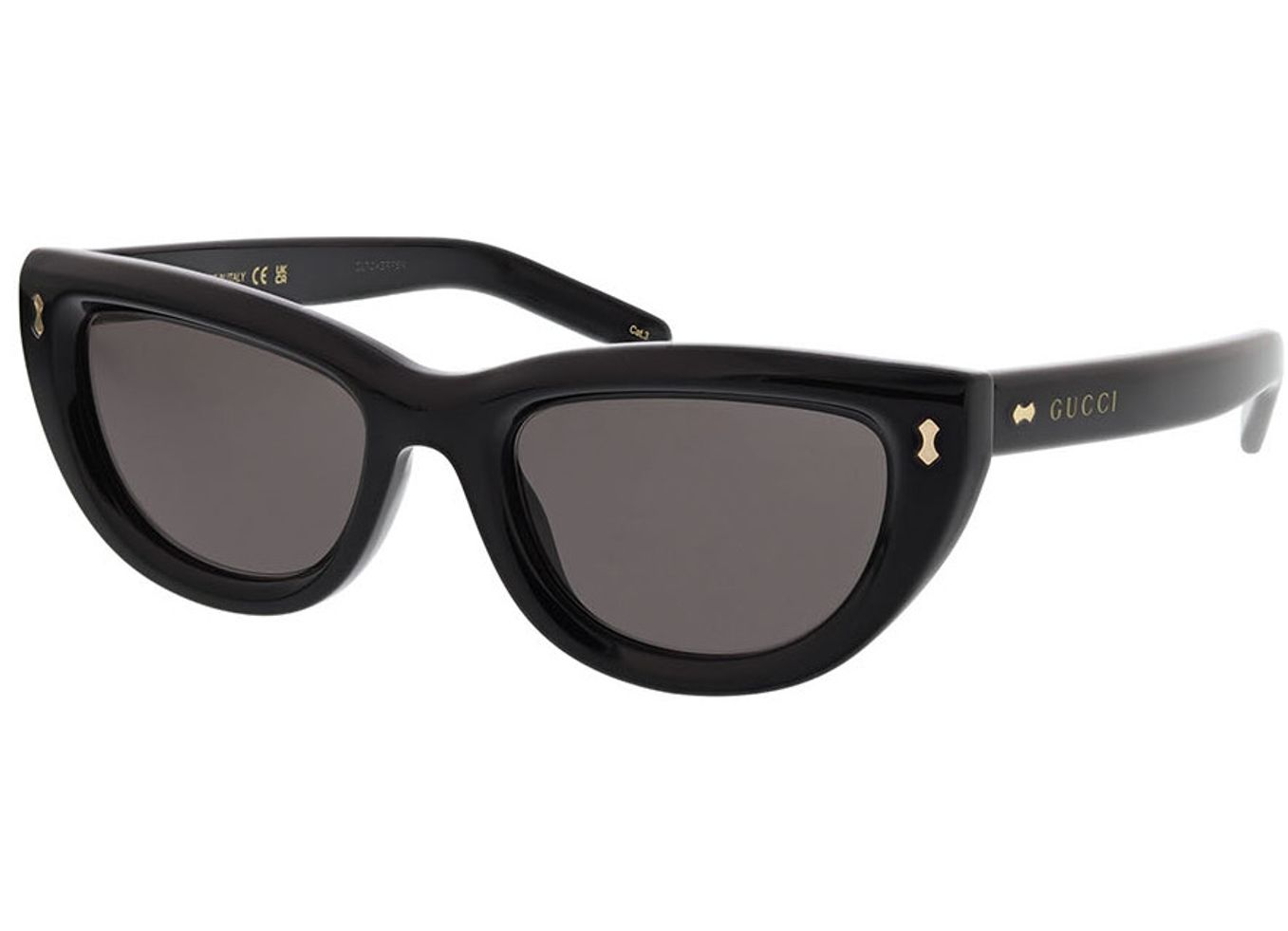 Gucci GG1521S-001 51-20 Sonnenbrille mit Sehstärke erhältlich, Damen, Vollrand, Cateye