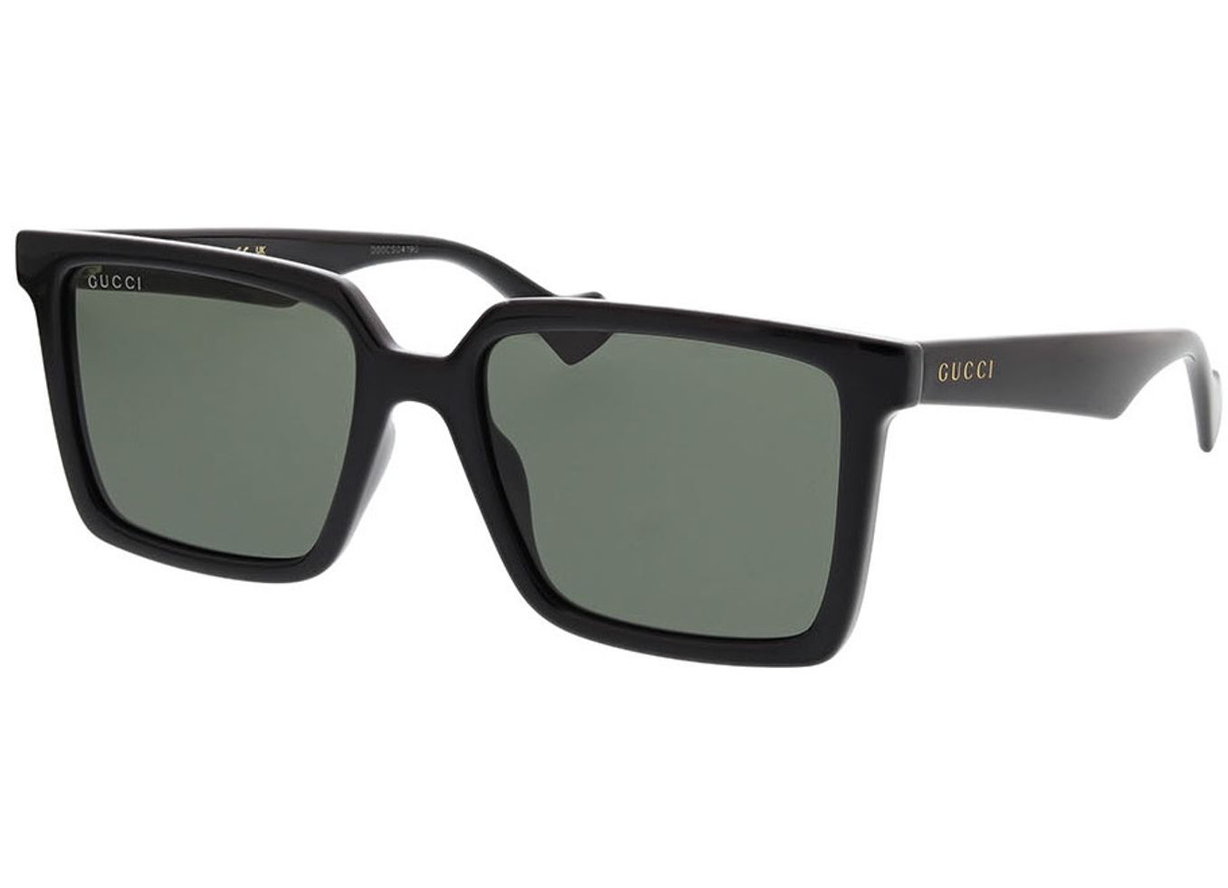 Gucci GG1540S-001 55-18 Sonnenbrille mit Sehstärke erhältlich, Herren, Vollrand, Rechteckig