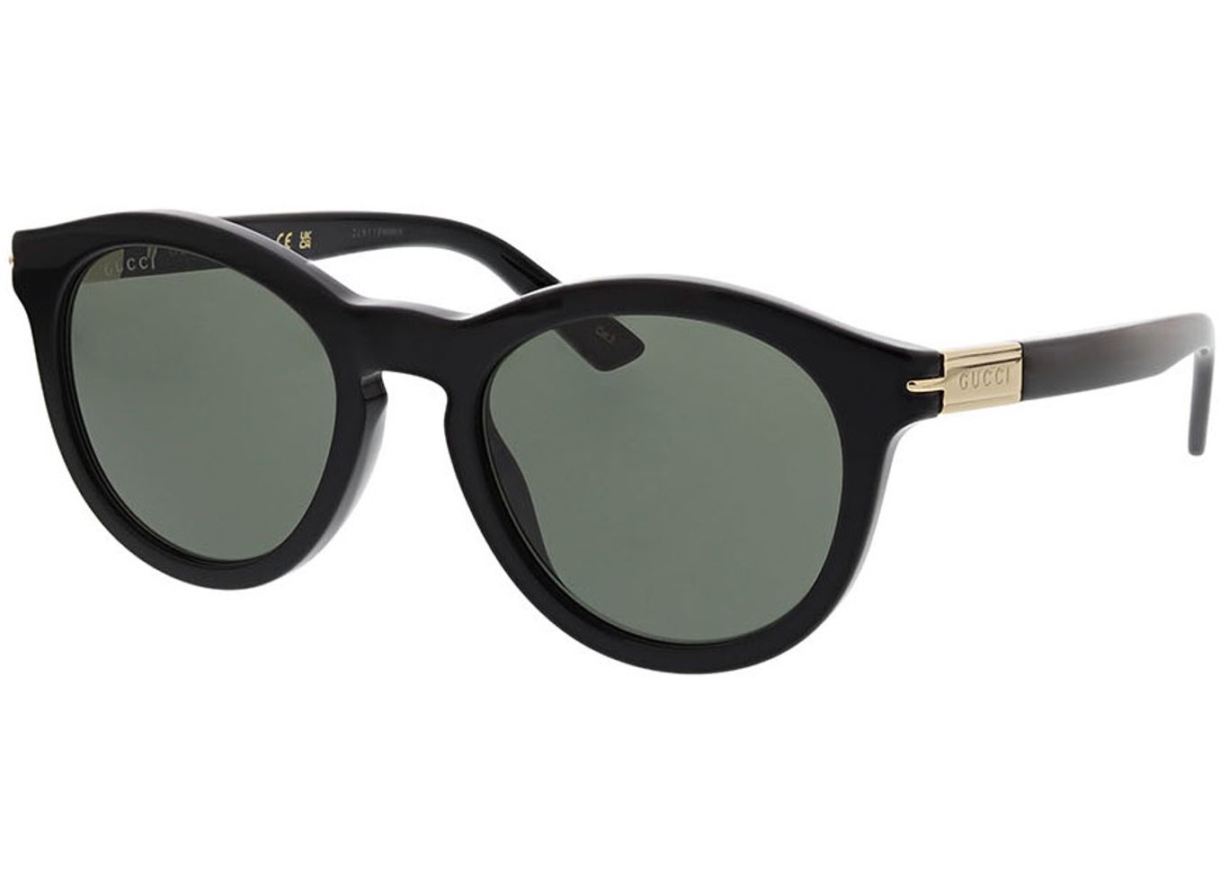 Gucci GG1501S-001 52-21 Sonnenbrille mit Sehstärke erhältlich, Herren, Vollrand, panto