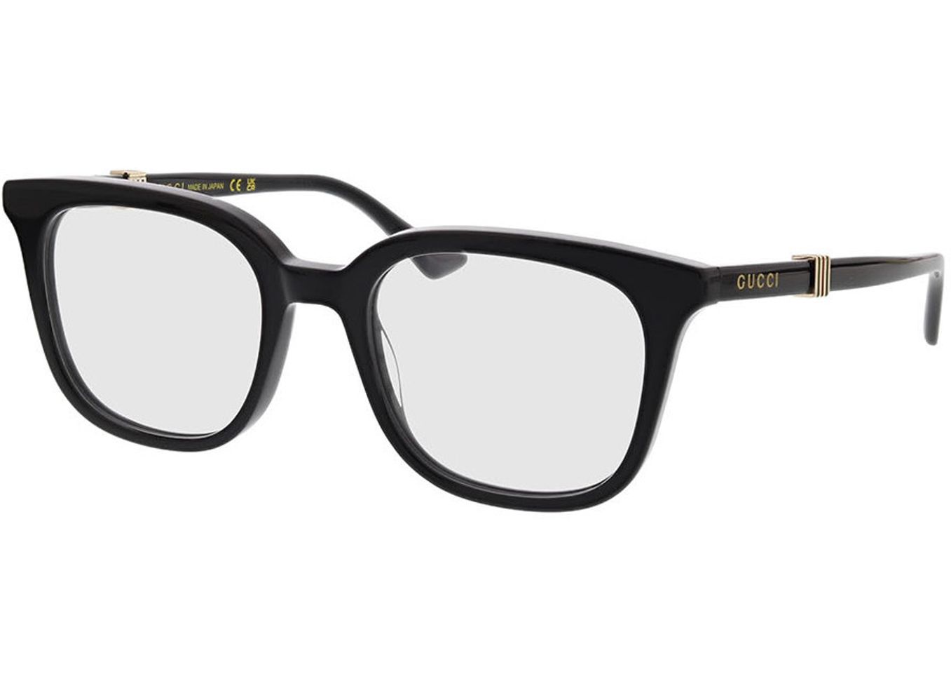 Gucci GG1497O-005 52-20 Brillengestell inkl. Gläser, Herren, Vollrand, Rechteckig