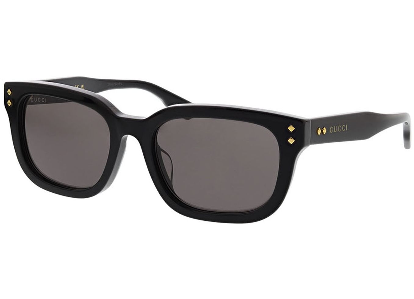 Gucci GG1605SK-001 54-19 Sonnenbrille mit Sehstärke erhältlich, Damen, Vollrand, Rechteckig