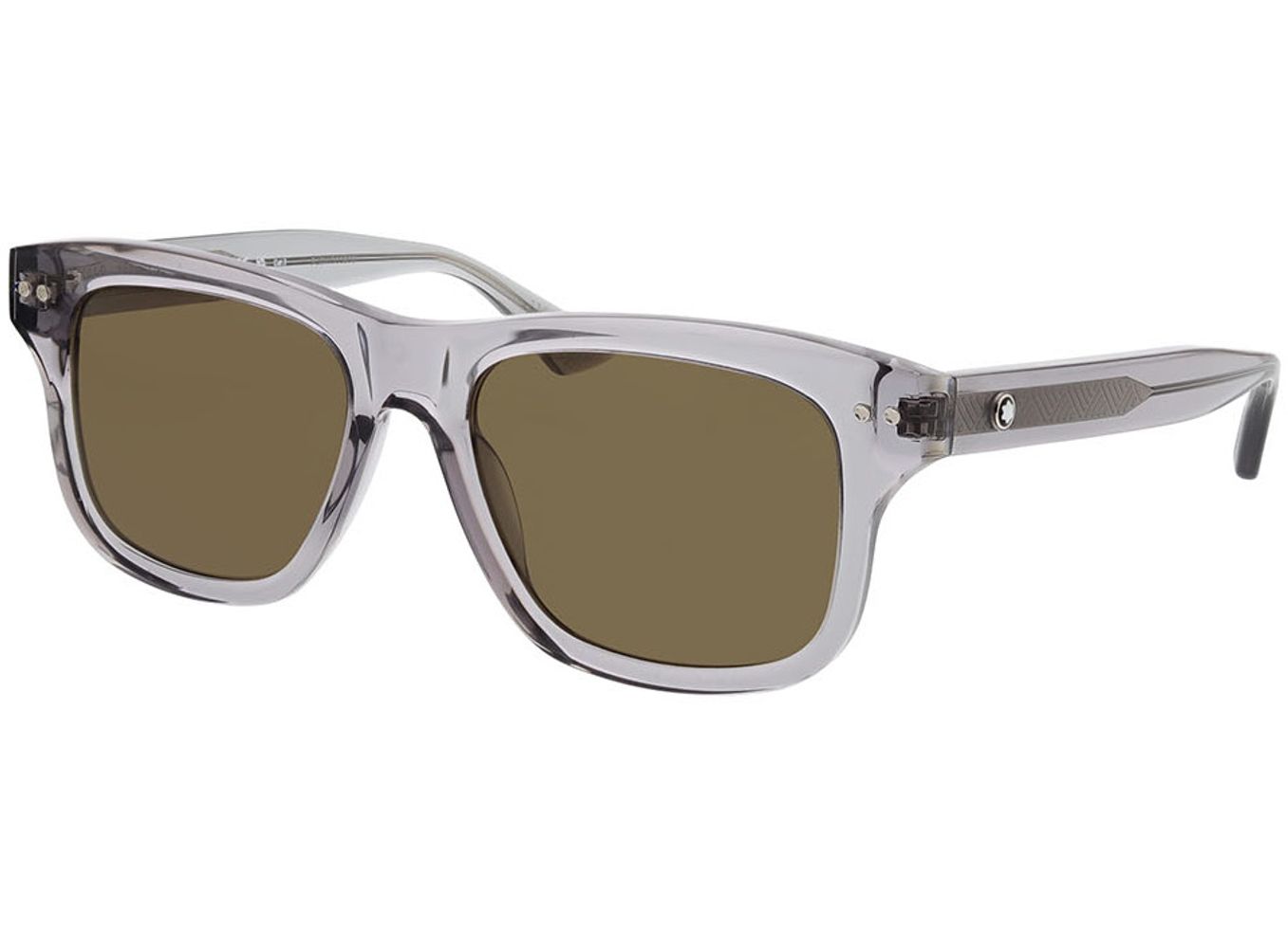 Montblanc MB0319S-004 55-18 Sonnenbrille mit Sehstärke erhältlich, Herren, Vollrand, Rechteckig