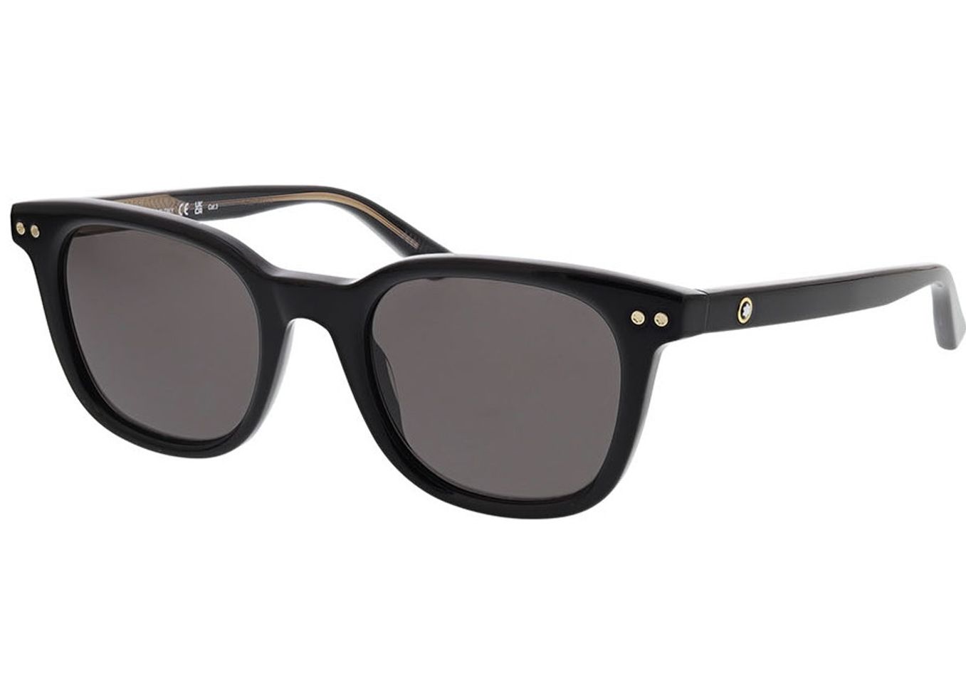 Montblanc MB0320S-001 49-21 Sonnenbrille mit Sehstärke erhältlich, Herren, Vollrand, panto