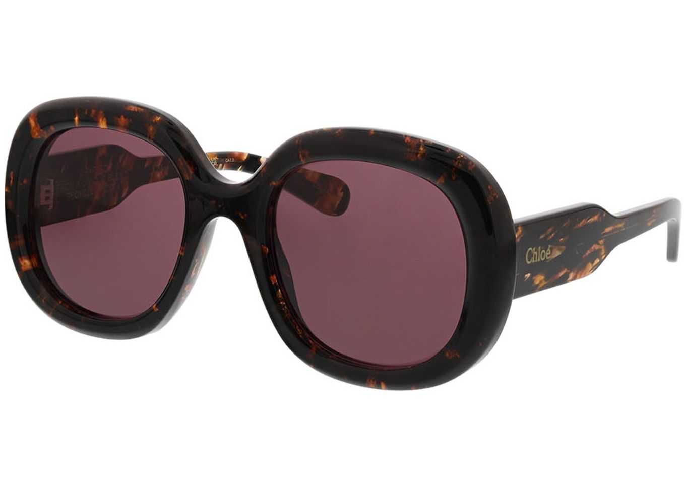 Chloé CH0153S-010 54-22 Sonnenbrille mit Sehstärke erhältlich, Damen, Vollrand, Rechteckig