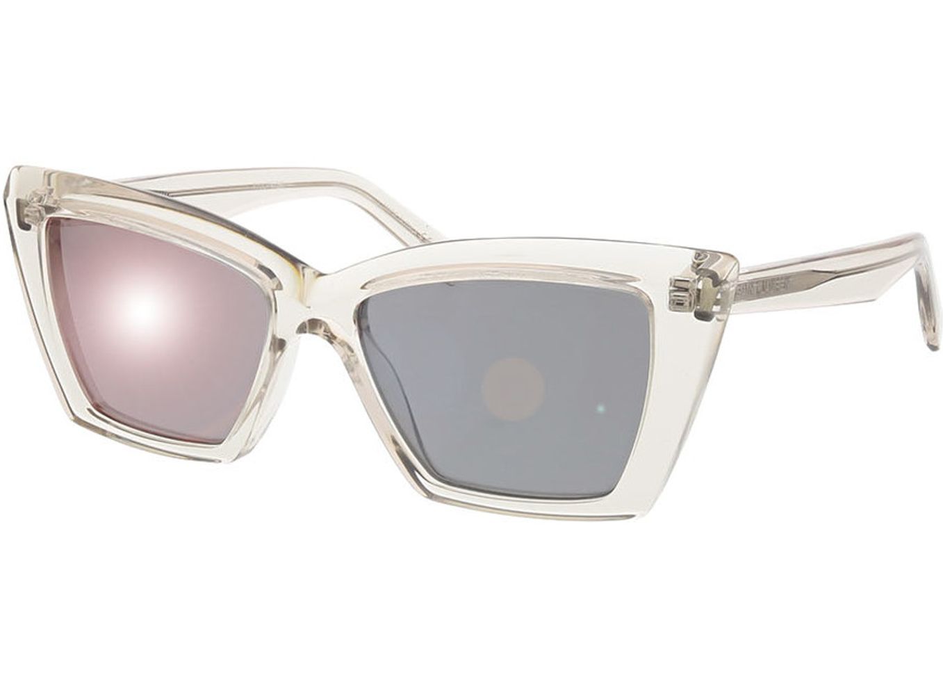 Saint Laurent SL 657-003 54-16 Sonnenbrille mit Sehstärke erhältlich, Damen, Vollrand, Cateye