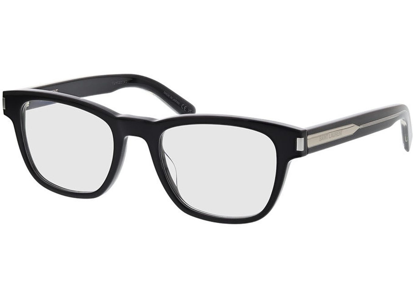 Saint Laurent SL 664-001 52-20 Brillengestell inkl. Gläser, Damen/Herren, Vollrand, Rechteckig