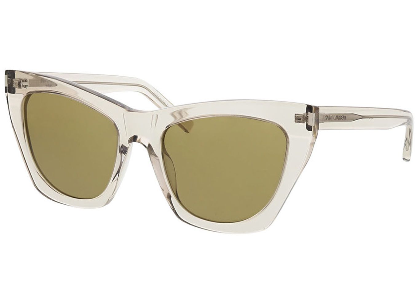 Saint Laurent SL 214 KATE-032 55-20 Sonnenbrille mit Sehstärke erhältlich, Damen, Vollrand, Cateye