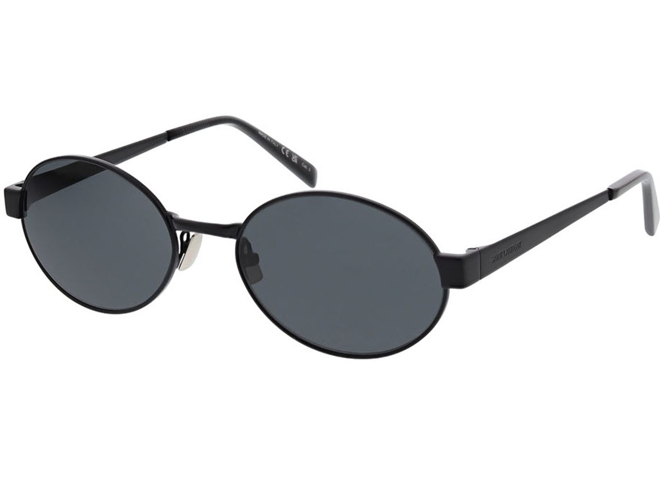 Saint Laurent SL 692-001 55-19 Sonnenbrille ohne Sehstärke, Damen, Vollrand, panto