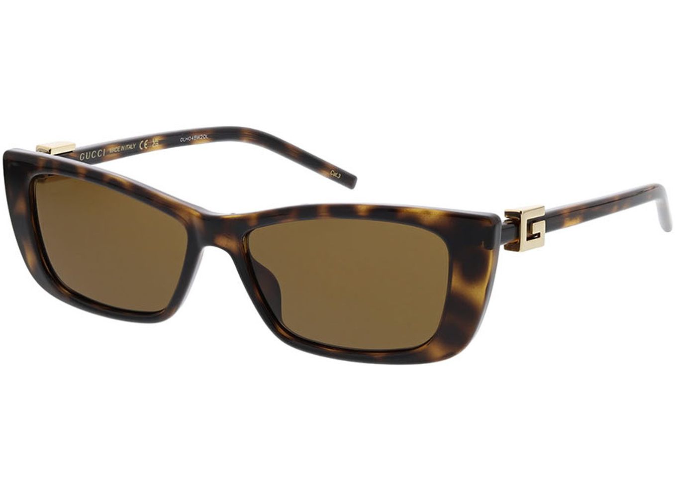 Gucci GG1681S-004 53-14 Sonnenbrille ohne Sehstärke, Damen, Vollrand, Rechteckig