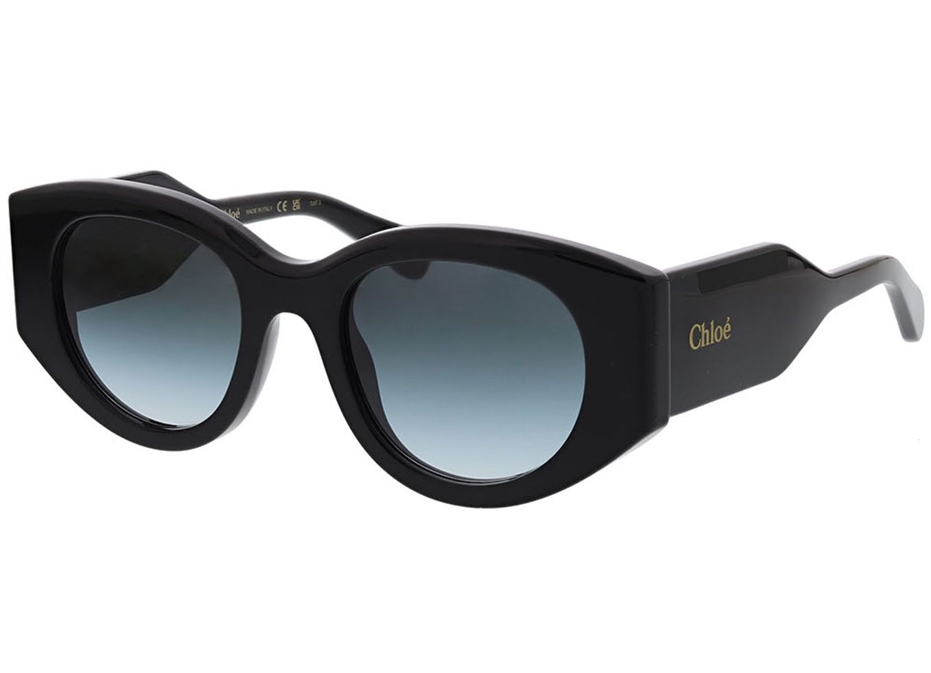 Chloé CH0251S-001 51-21 Sonnenbrille ohne Sehstärke, Damen, Vollrand, oval